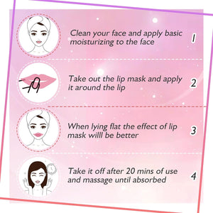 Collagen Lip Nourishing Pink Lip Mask 3 pack