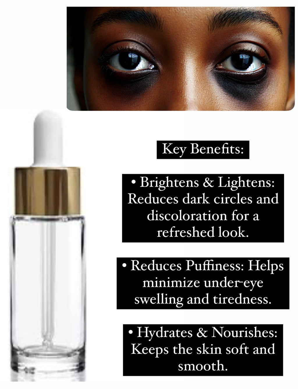 🚨 NEW PRODUCT 🚨 Dark Circles Be GONE Eye Serum 🔔