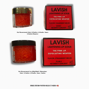 Lavish Lightening Strawberry Lip Scrub 💋 + FREE Items with SELECT Sizes