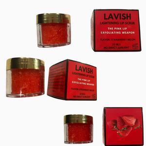 Lavish Lightening Strawberry Lip Scrub 💋 + FREE Items with SELECT Sizes