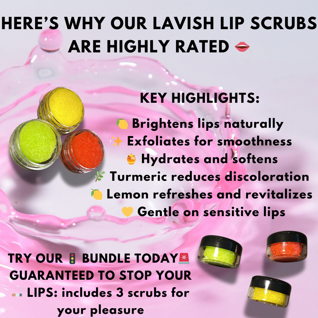 🚦Lip Scrub Bundle Deal 🥒🍓🍋