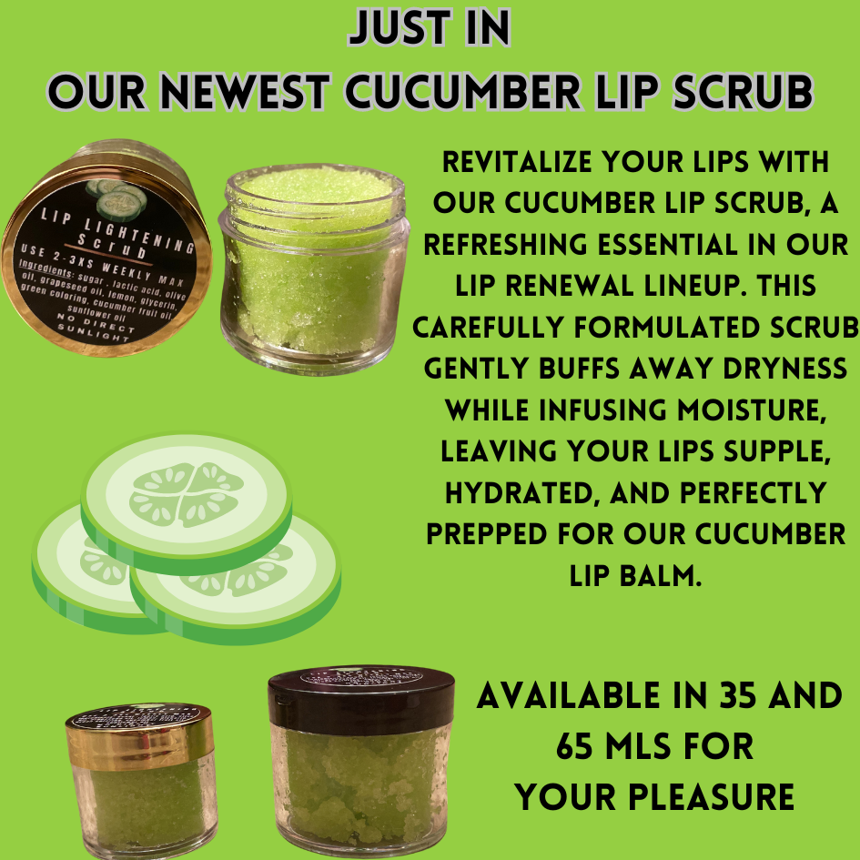 *NEW Cucumber Lightening Lip Scrub 💋 Save 30% with code GREEN30