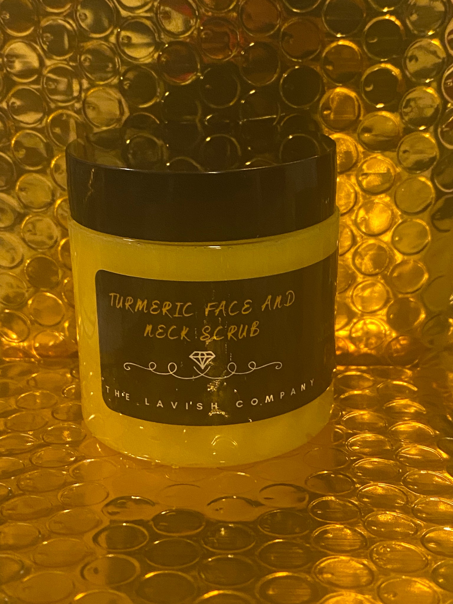 Turmeric Face and Neck Scrub + FREE Exfoliating Face pad