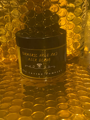 Turmeric Face and Neck Scrub + FREE Exfoliating Face pad